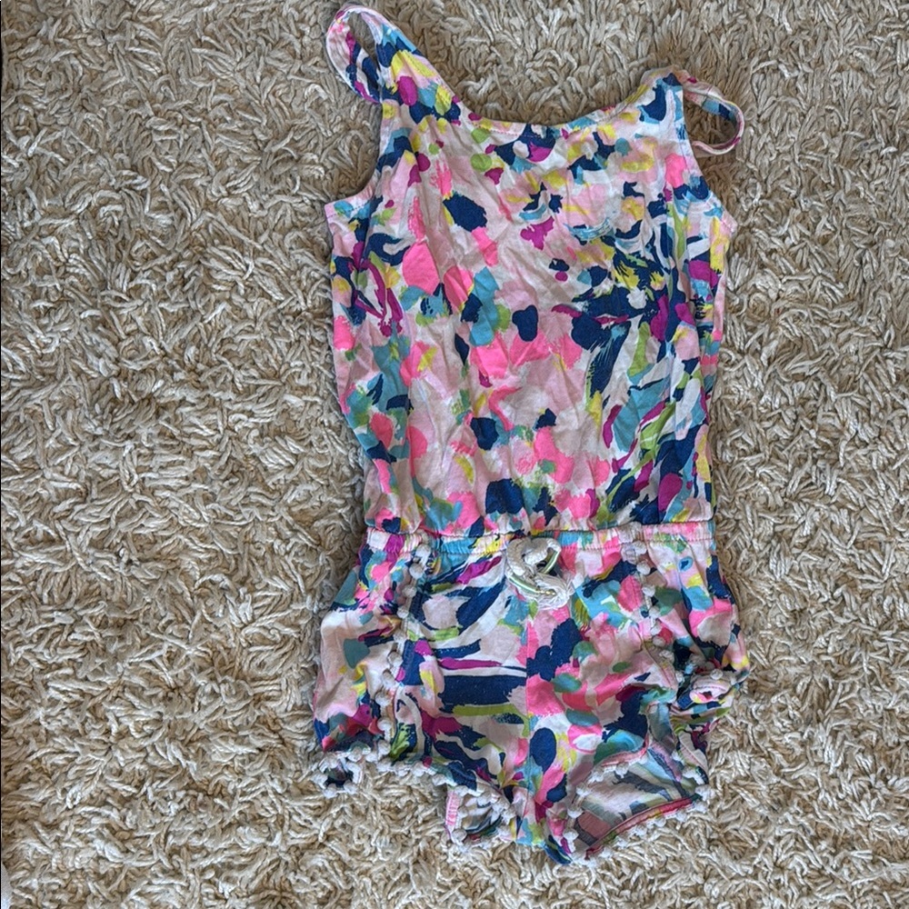 Colorful Floral Romper